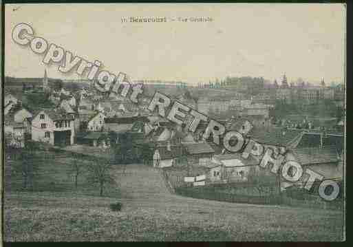 Ville de BEAUCOURT Carte postale ancienne